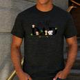 Dad Of The Wild One Zoo Birthday Safari Jungle Animal Men's Casual T-Shirt Dark Grey