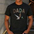 Dada Duck Hunting One Lucky Duck 1st Birthday Family Party Men's Casual T-Shirt Dark Grey