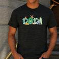 Dada Farm Animal Birthday Family Matching Party Dad Father Men's Casual T-Shirt Dark Grey