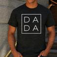 Dada Father's Day For New Dad Him Papa Grandpa Father's Men's Casual T-Shirt Dark Grey