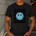 Dada One Happy Dude 1st Birthday Family Matching Men's Casual T-Shirt Dark Grey