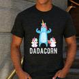 Dadacorn Unicorn Lover Tee For Papa Dad And Kid Men's Casual T-Shirt Dark Grey