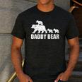 Daddy Bear 3 Cubs Shirt Daddy Bear 3 Kids Tshirt Dad 3 Kids Men's Casual T-Shirt Dark Grey