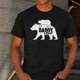 Daddy Bear Fathers Day Cute Baby Cub Papa Dad-a Pops Small Men's Casual T-Shirt Dark Grey