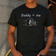 Daddy And Me Best Dad Ever Fist Bump Father's Day Men's Casual T-Shirt Dark Grey