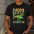 Daddy Of The Birthday Boy Family Matching Dinosaur Squad Men's Casual T-Shirt Dark Grey Daddy Of The Birthday Boy Family Matching Dinosaur Squad Men's Casual T-Shirt Dark Grey