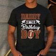 Daddy Of The Birthday Boy Football Party Family Matching Men's Casual T-Shirt Dark Grey