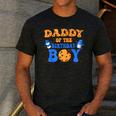 Daddy Of The Birthday Boy Milk And Cookies Lover Men's Casual T-Shirt Dark Grey Daddy Of The Birthday Boy Milk And Cookies Lover Men's Casual T-Shirt Dark Grey