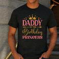 Daddy Of The Birthday For Girl 1st Birthday Princess Girl Men's Casual T-Shirt Dark Grey Daddy Of The Birthday For Girl 1st Birthday Princess Girl Men's Casual T-Shirt Dark Grey