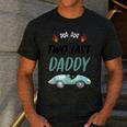 Daddy Dad 2nd Birthday Two Fast Race Car Second Bday Party Men's Casual T-Shirt Dark Grey