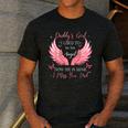 Daddy Girl I Used To Be His Angel Now He Is Mine Men's Casual T-Shirt Dark Grey