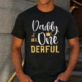 Daddy Of Mr Onederful 1st Birthday First One-Derful Matching Men's Casual T-Shirt Dark Grey