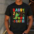 Daddy Of The One-A-Saurus 1St Birthday Boy Dinosaur Men's Casual T-Shirt Dark Grey