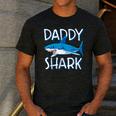 Daddy Shark T Shirt Fathers Day Family Matching Dad Men's Casual T-Shirt Dark Grey