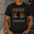 Daddy Squatch Bigfoot Dad Sasquatch Yeti Family Matching Men's Casual T-Shirt Dark Grey