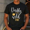 Daddy Of The Wild One Shirt 1st Birthday First Thing Dad Tee Men's Casual T-Shirt Dark Grey