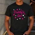 Daddy's Girl Shirt With Pink Lettering Men's Casual T-Shirt Dark Grey Daddy's Girl Shirt With Pink Lettering Men's Casual T-Shirt Dark Grey