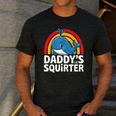 Daddy's Lil Squirter Cute Embarrassing Woman Men's Casual T-Shirt Dark Grey Daddy's Lil Squirter Cute Embarrassing Woman Men's Casual T-Shirt Dark Grey