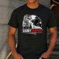 Daddysaurus T-Rex Dad Dinosaur Daddy Saurus Fathers Day Men's Casual T-Shirt Dark Grey
