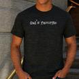 Dad's Favorite Child Dad And Son Daughter Matching Men's Casual T-Shirt Dark Grey