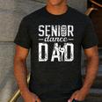 Dance Senior Dad Of A Senior Dancer Father 2026 Men's Casual T-Shirt Dark Grey