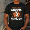 Daughter Basketball Sport Basketball Dad Mom Basketball Fan Men's Casual T-Shirt Dark Grey