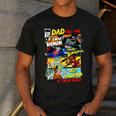 DC Comics Father's Day Justice League Dad Attributes Men's Casual T-Shirt Dark Grey