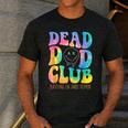 Dead Dad Club Surviving On Dark Humor Hippie Men's Casual T-Shirt Dark Grey
