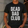Dead Dad Club Vintage Saying Men's Casual T-Shirt Dark Grey