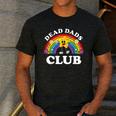 Dead Dads Club Inappropriate Cringe Adult Raunchy Men's Casual T-Shirt Dark Grey