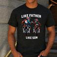 Dirt Bike Family Father Son Motocross Off-Road MX Dad Boys Men's Casual T-Shirt Dark Grey
