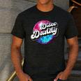 Disco Daddy 60's 70s Disco Dad Men's Casual T-Shirt Dark Grey