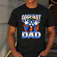 Disney Mickey And Friends Father's Day Goofiest Dad Vintage Men's Casual T-Shirt Dark Grey