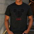 Disney Mickey Mouse Dad Family Small Men's Casual T-Shirt Dark Grey Disney Mickey Mouse Dad Family Small Men's Casual T-Shirt Dark Grey