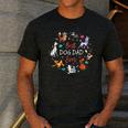 Disney Pet Parent Father’s Day Disney Dogs Best Dog Dad Ever Men's Casual T-Shirt Dark Grey