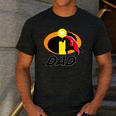 Disney And Pixar's The Incredibles Mr Incredible Dad Family Men's Casual T-Shirt Dark Grey