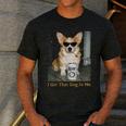 I Got That Dog In Me Corgi Dog Meme For Corgi Mom Dad Men's Casual T-Shirt Dark Grey