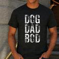 Dog Dad Bod Pet Owner Fitness Gym Men's Casual T-Shirt Dark Grey