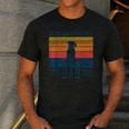 Dog Ridgeback Dad Vintage Rhodesian Ridgeback Dad Men's Casual T-Shirt Dark Grey