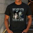 Don't Worry Kitten Daddy's Here Cool Alpha Wolf Meme Men's Casual T-Shirt Dark Grey