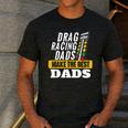 Drag Racing Dads Make The Best Dads Drag Racer Race Car Men's Casual T-Shirt Dark Grey