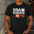 Drain Surgeon Plumber Job Professional Dad Men Men's Casual T-Shirt Dark Grey Drain Surgeon Plumber Job Professional Dad Men Men's Casual T-Shirt Dark Grey