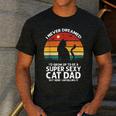 I Never Dreamed I'd Grow Up To Be a Super Sexy Cat Dad Men's Casual T-Shirt Dark Grey