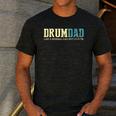 Drum Dad Like A Normal Dad But Cooler Shirt Music Dad Men's Casual T-Shirt Dark Grey