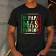 El Papa Mas Chingon Best Mexican Great Dad Men's Casual T-Shirt Dark Grey