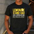Family Lemonade Stand Dad Men's Casual T-Shirt Dark Grey