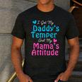 Family Tee I Got My Daddy's Temper And Mama's Attitude Men's Casual T-Shirt Dark Grey Family Tee I Got My Daddy's Temper And Mama's Attitude Men's Casual T-Shirt Dark Grey