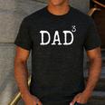 Father Of 3 From Kids Dad Cubed Dad To The Third Power Men's Casual T-Shirt Dark Grey