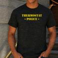 Father For Men Thermostat Police Dad Men's Casual T-Shirt Dark Grey