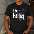 The Father New Daddy Expecting Baby T-Shirt Men's Casual T-Shirt Dark Grey
